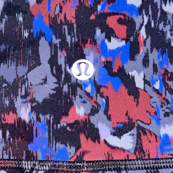 🌸 Lululemon WunderUnder High-Rise Tight 28" Luxtreme - Floral Multi Sz 8 🌸 - Picture 7 of 11